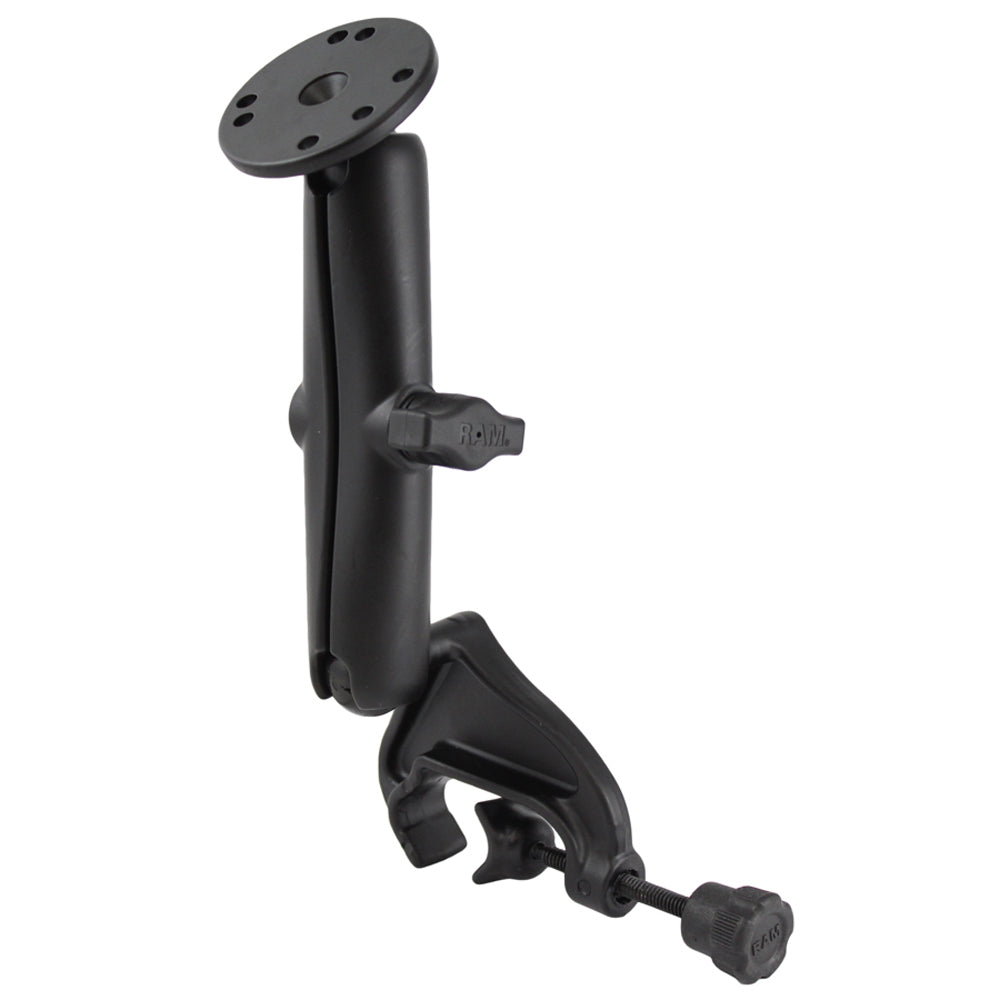 RAM Mount Yoke Mount Long Arm w/2.5" Round Base [RAM-B-121U-C]