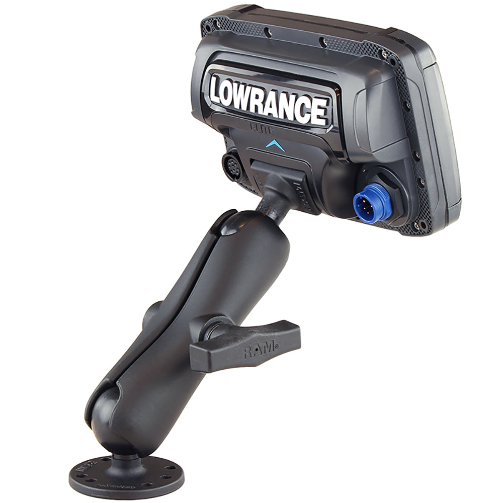 RAM Mount Quick Release Mount f/Lowrance Mark & Elite 5 [RAM-101-LO11]