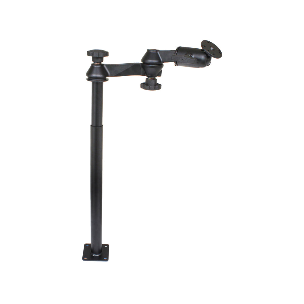 RAM Mount RAM Tele-Pole w/12"  18" Poles, Double Swing Arms  Round Plate [RAM-VP-SW1-1218]